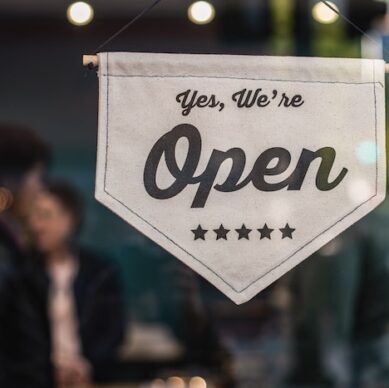 Small business security sign