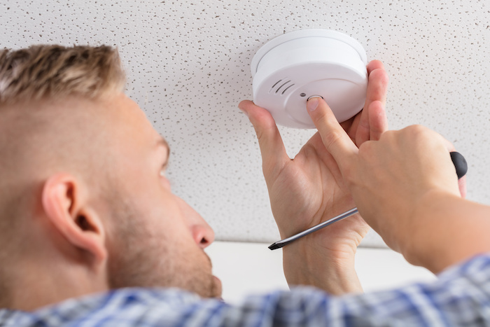 Check alarms for carbon monoxide poisoning prevention.