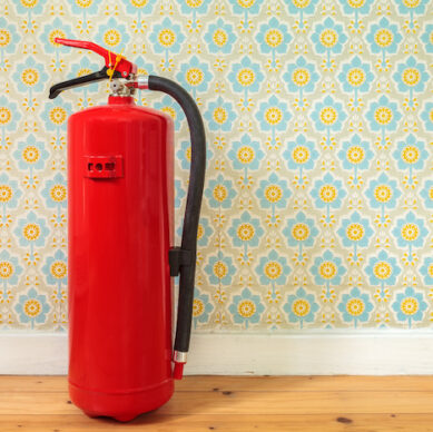 Fire extinguishers are great for fire and burn prevention.